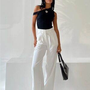 Princess Polly White Trousers